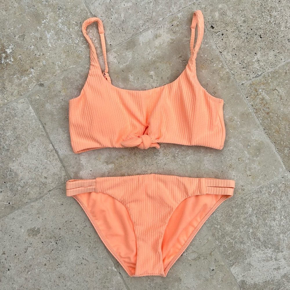 Billabong Under The Sun Neon Peach Set Medium